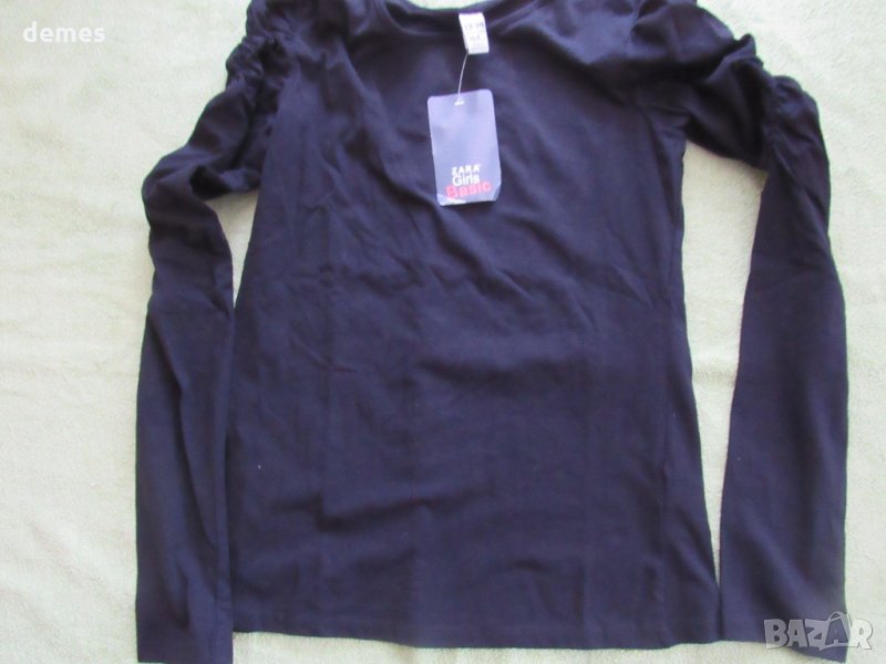  Черна блуза ZARA за момиче, размер 164, нова, снимка 1