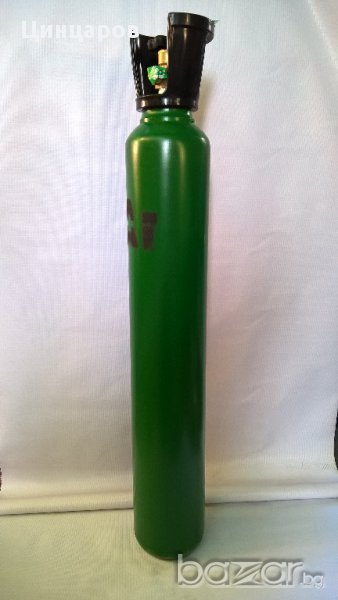 Аргонова газова бутилка с обем 10л.Бутилка заредена с Аргон 10л.Нова , снимка 1