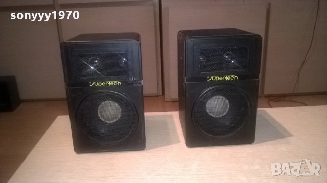 supertech 2x100w/4ohm-2бр метални тонколони-внос швеицария, снимка 5 - Тонколони - 24980985
