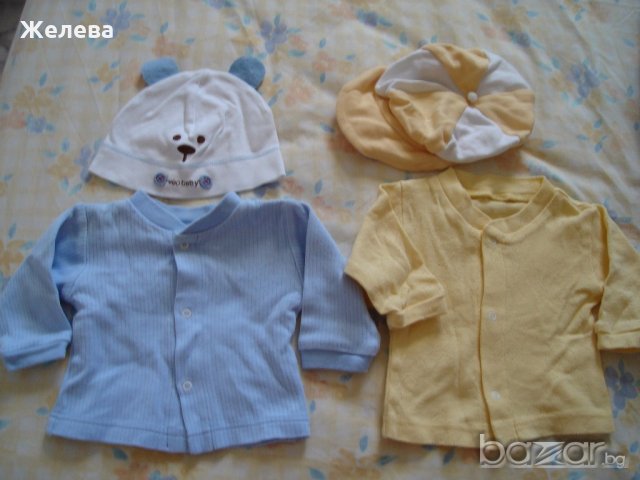  лот бебешки блузки с ританки за новородено