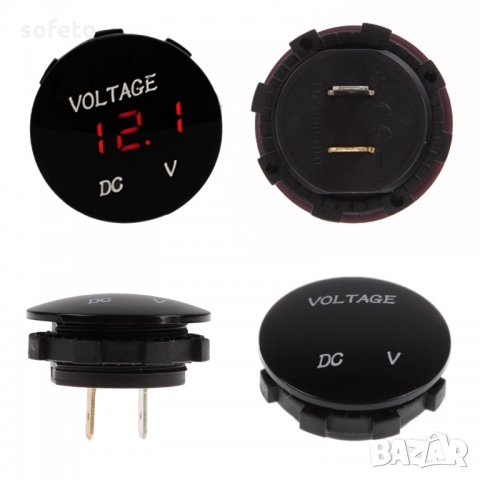 ВОДОУСТОЙЧИВ Уникален Волтметър 6-30в LED акумулатор мултицет волтмер, снимка 4 - Друга електроника - 23676448