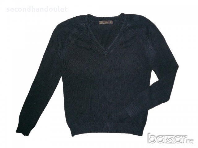 ZARA дамски черен пуловер, снимка 1 - Блузи с дълъг ръкав и пуловери - 19991812