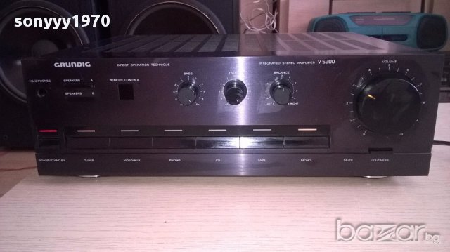 поръчан-grundig v5200 amplifier-made in germany-внос швеицария, снимка 6 - Ресийвъри, усилватели, смесителни пултове - 14209308