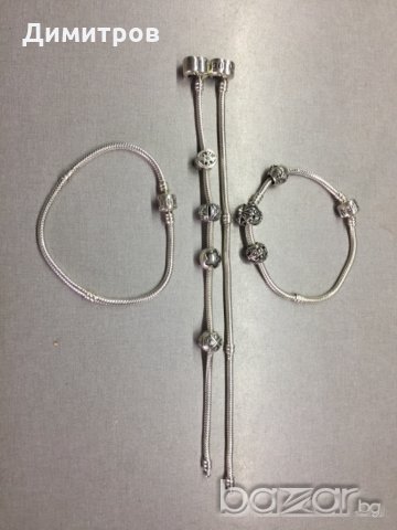 Сребърни гривни PANDORA и чармове .New collections2020, снимка 4 - Гривни - 19956585