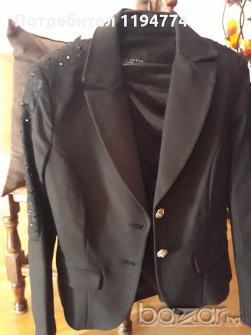 Спортно-елегантно сако с дантела- Веро Мода, снимка 4 - Сака - 20543130