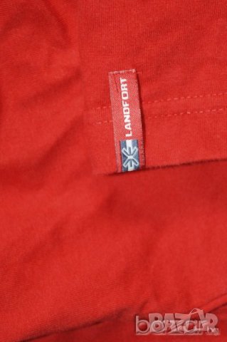 LandFort дамска червена блуза с апликации, снимка 6 - Блузи с дълъг ръкав и пуловери - 23438688