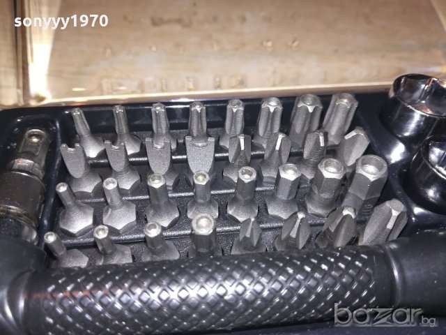 отвертка/гидоре 42 части в кутия с прозрачен капак, снимка 13 - Отвертки - 20803792