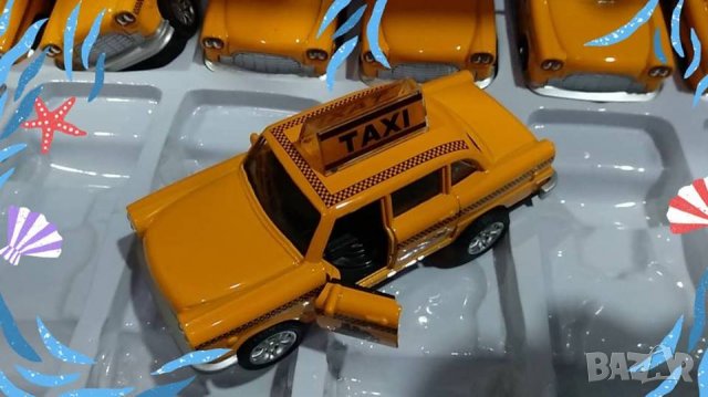 Жълтото такси ...метална кола, снимка 1 - Коли, камиони, мотори, писти - 19696411