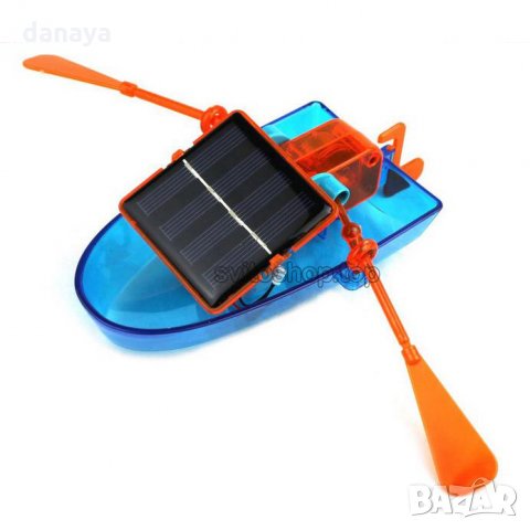 Детска соларна играчка лодка с гребла соларен конструктор Супер забавление за лятото, снимка 3 - Рисуване и оцветяване - 21496567