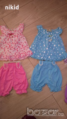 Бебешки комплект сет лот 2 части летен рокля и панталонки, снимка 2 - Комплекти за бебе - 21242123