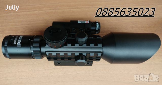 Оптика с лазерен прицел /модел M9 3-10x42/, снимка 13 - Оборудване и аксесоари за оръжия - 13547010