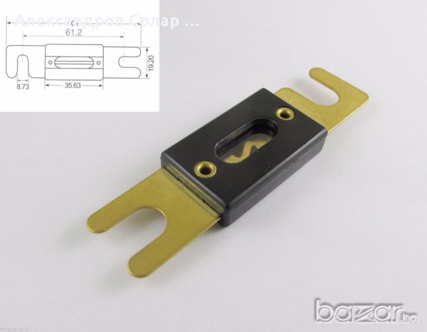 200A позлатен предпазител