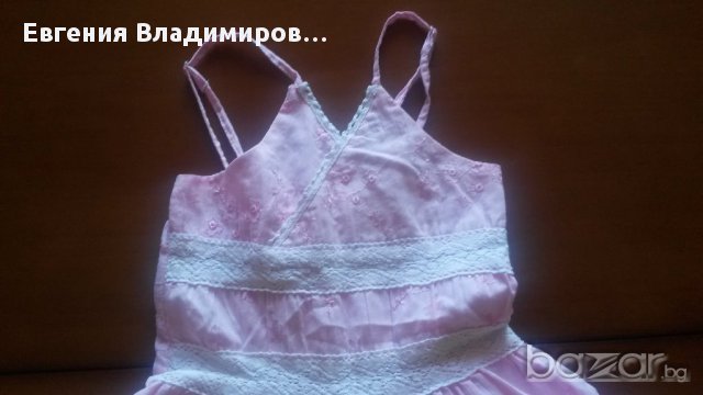 Розова рокличка + подарък, снимка 6 - Детски рокли и поли - 10639674
