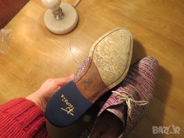 Мъжки обувки уникален модел на floris van bommel - Красота от цветове, снимка 7 - Ежедневни обувки - 24339319