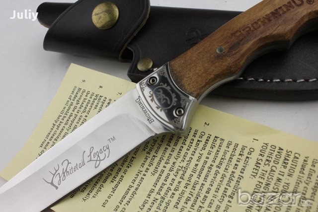 Ловен нож Browning 322525 идеален за къмпинг , туризъм , колекция , снимка 2 - Ножове - 14481641