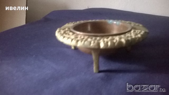 бронзов пепелник, снимка 2 - Антикварни и старинни предмети - 20323668