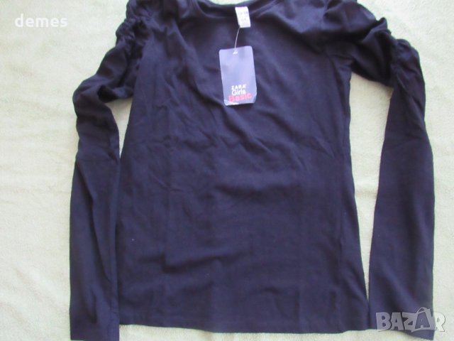  Черна блуза ZARA за момиче, размер 164, нова