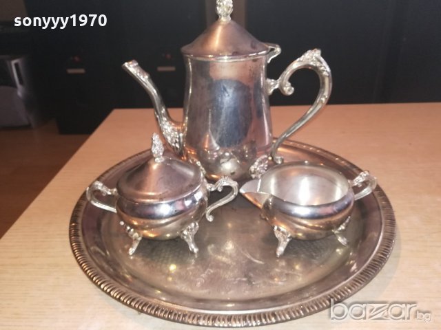 ретро комплект за сервиране на чаи/кафе-внос швеицария, снимка 9 - Колекции - 20962796