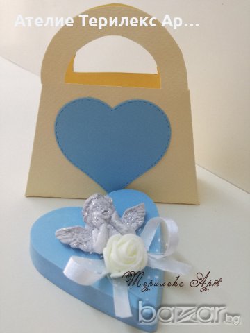 Красиво ангелче за кръщене-подаръци за гости