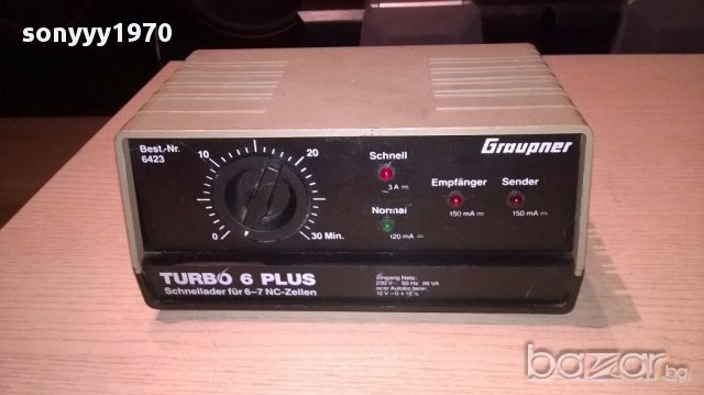 Graupner turbo 6 plus-germany-зарядно за акумулатори 12в-от швеицария, снимка 8 - Аксесоари и консумативи - 14744270