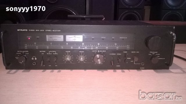 Strato r-9000 receiver-west germany-внос швеицария, снимка 9 - Ресийвъри, усилватели, смесителни пултове - 13325383