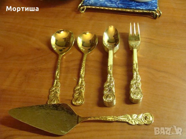  gold vergoldet  Baccara Rose  позлатени прибори намалени