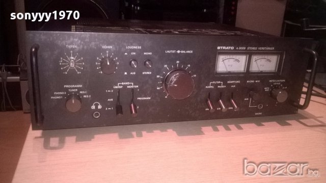 Strato a-9009-amplifier 250w-w.germany-внос швеицария, снимка 5 - Ресийвъри, усилватели, смесителни пултове - 15485411