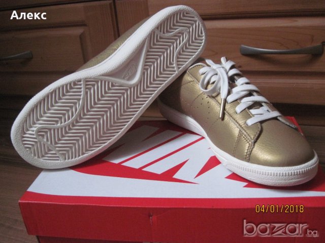 Нови!!! Nike - златисти кецове, снимка 4 - Маратонки - 20322439
