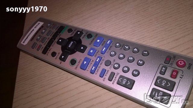 Panasonic dvd-recorder remote-внос швеицария, снимка 3 - Ресийвъри, усилватели, смесителни пултове - 17631152