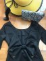 Къса черна рокля с ефектен гръб, снимка 1 - Рокли - 25867321