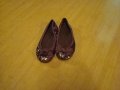 Разкошни пантофки обсипани от паети в лилаво, снимка 3