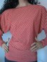 Блуза в червено/златно райе, снимка 3