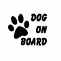 Куче на борда / Dog on Board - Черен, снимка 1