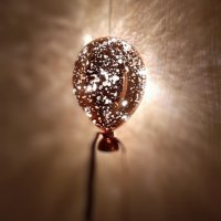 Стъклен балон с вградено ЛЕД осветление, снимка 6 - Декорация за дома - 26030984