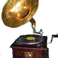 грамофон с фуния, снимка 1 - Антикварни и старинни предмети - 8103641