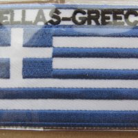 Пач емблема - Гръцки флаг, снимка 1 - Други ценни предмети - 24107044