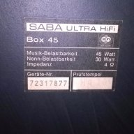 Saba ultra hifi box45-ретро тонколони-38/25/18см-внос швеицария, снимка 12 - Ресийвъри, усилватели, смесителни пултове - 15320603
