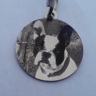 Стоманени кучешки медальони с име и телефон - 1, снимка 3 - За кучета - 15415229
