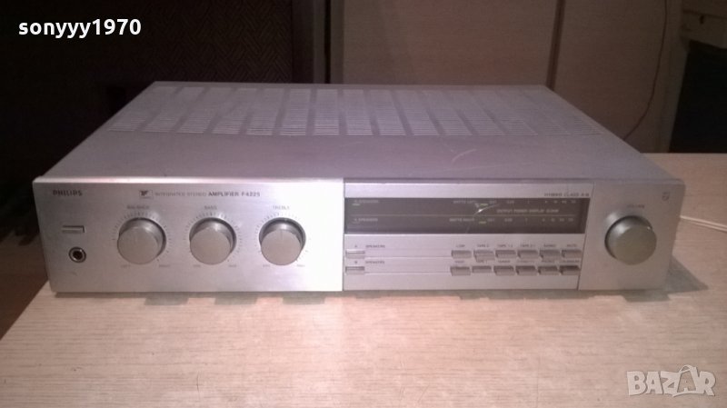philips f4225 stereo amplifier-за ремонт-внос швеицария, снимка 1