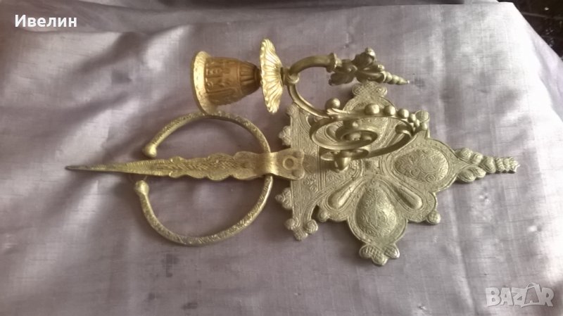 стар свещник за стена, снимка 1