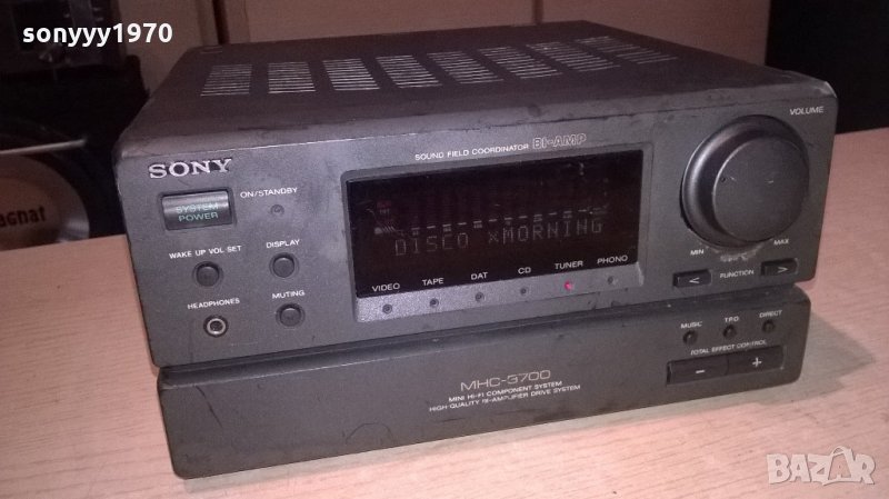 sony ta-h3700 stereo amplifier-made in japan-внос швеицария, снимка 1