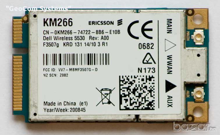 DELL 5530 WWAN 3G+GPS F3507g модул , снимка 1