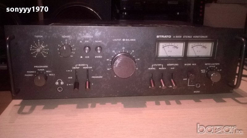 Strato a-9009-amplifier 250w-w.germany-внос швеицария, снимка 1