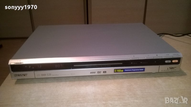 поръчано-sony rdr-hx727 hdd/dvd recorder-160gb-внос швеция, снимка 1