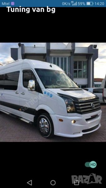 Тунинг броня deflector Chrome ролбар за Volkswagen Crafter, снимка 1