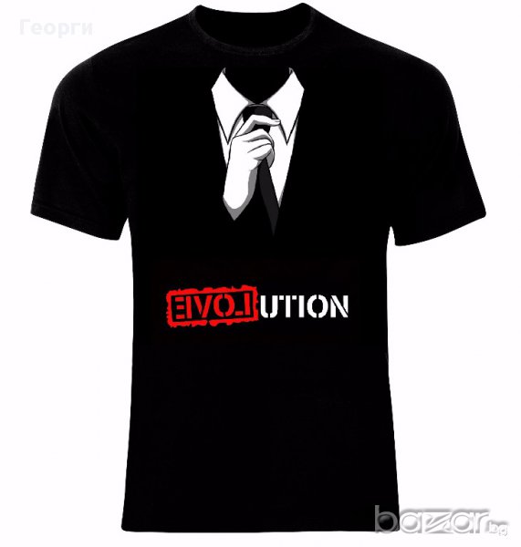 Анонимните Anonymous V for Vendetta Evolution Тениска Мъжка/Дамска S до 2XL, снимка 1
