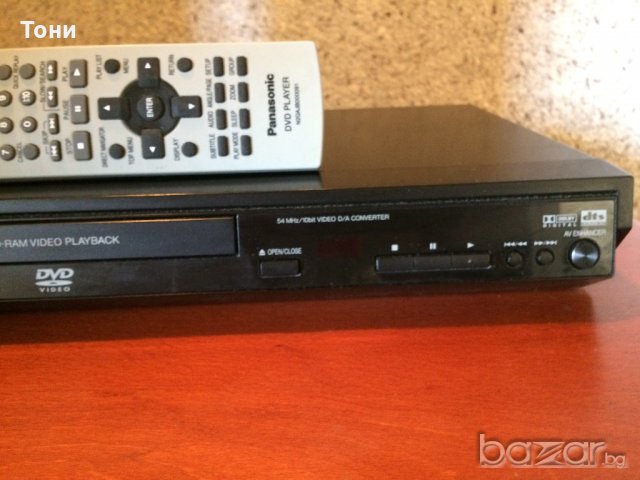 Panasonic DVD-S24  MP3,WMA,DTS,RAM., снимка 3 - Плейъри, домашно кино, прожектори - 18348393