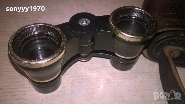 АНТИК-театрален бинокъл с кожен кобур-руски, снимка 9 - Колекции - 25595042