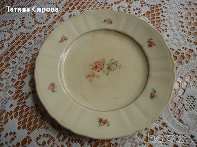 Десертни чинийки - шведски порцелан, снимка 4 - Антикварни и старинни предмети - 14626576