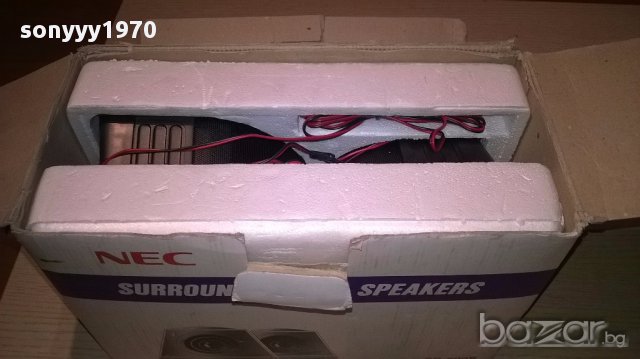 Nec 2бр тонколони за кола или дома-17х16х13см-нови в кутия, снимка 8 - Тонколони - 17550882